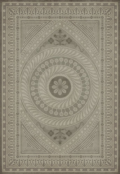 Vintage Vinyl Rug - Pattern 75 - Practice What is Just