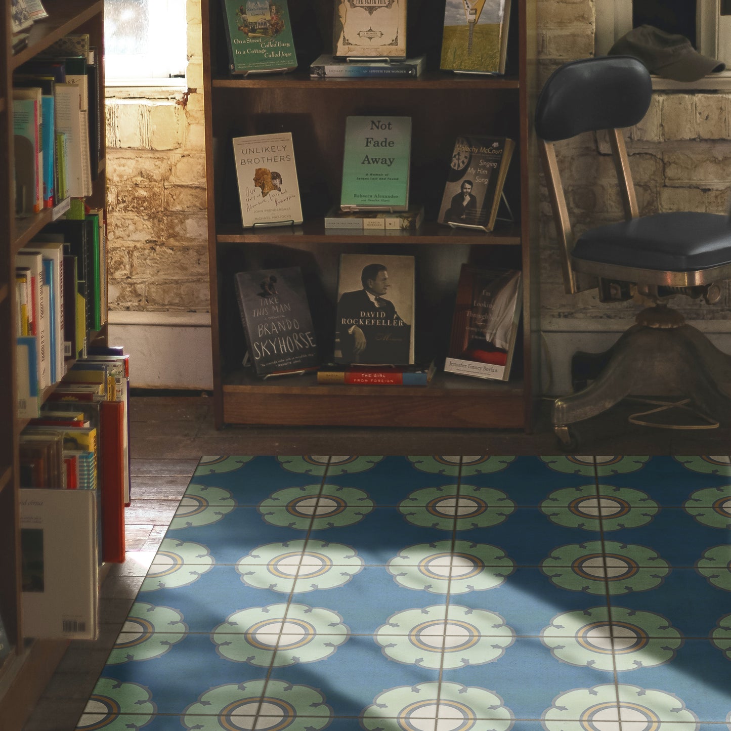 Vintage Vinyl Rug - Pattern 78 - Doris Day