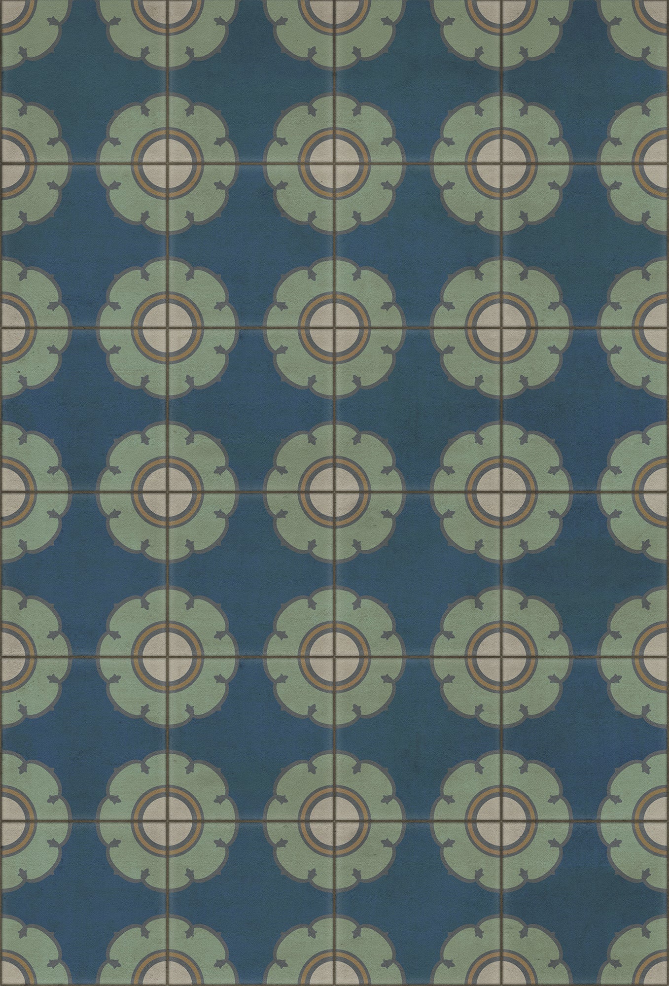 Vintage Vinyl Rug - Pattern 78 - Doris Day