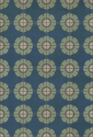Vintage Vinyl Rug - Pattern 78 - Doris Day