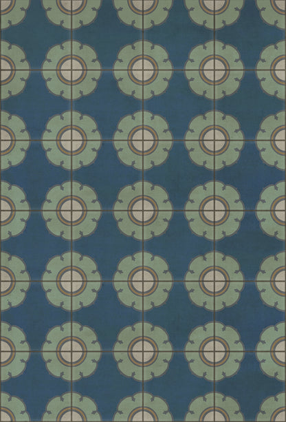 Vintage Vinyl Rug - Pattern 78 - Doris Day
