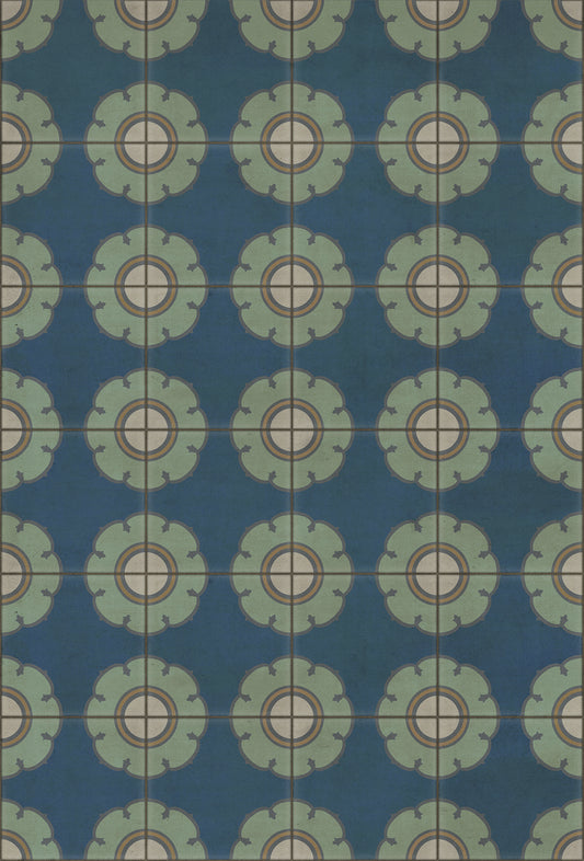 Vintage Vinyl Rug - Pattern 78 - Doris Day