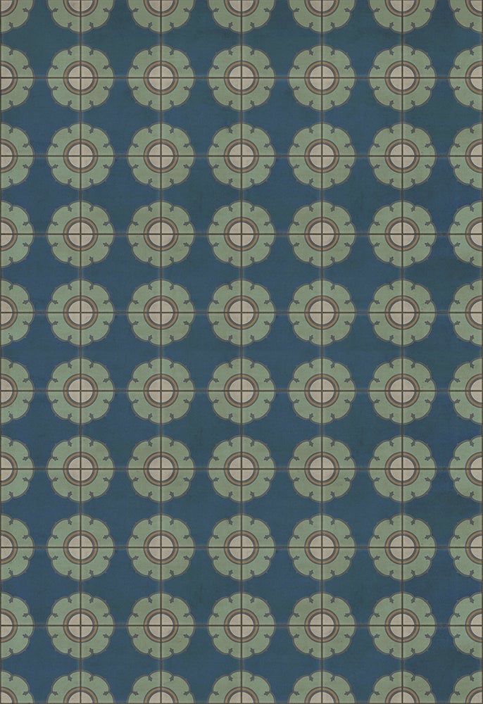 Vintage Vinyl Rug - Pattern 78 - Doris Day
