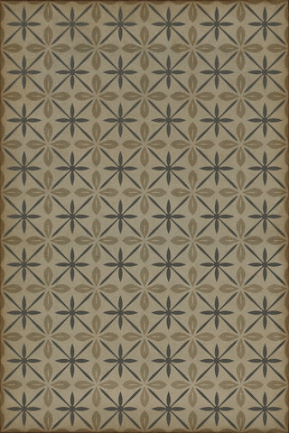 Vintage Vinyl Rug - Pattern 81 - Dining Car