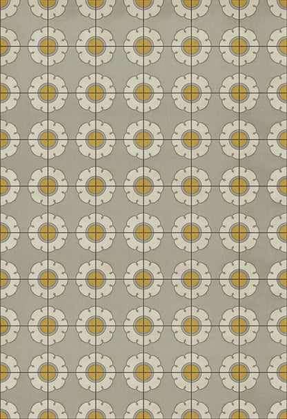 Vintage Vinyl Rug - Pattern 78 - Be Bop a Lula