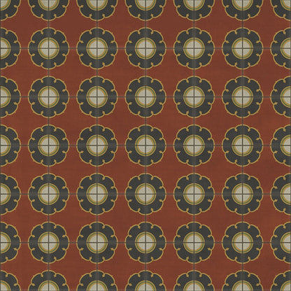 Vintage Vinyl Rug - Pattern 78 - Cabaret