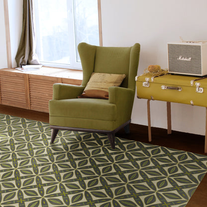 Vintage Vinyl Rug - Pattern 82 - Smee