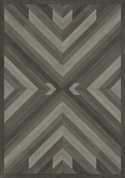 Vintage Vinyl Rug - Bohemian - Bohemia After Dark