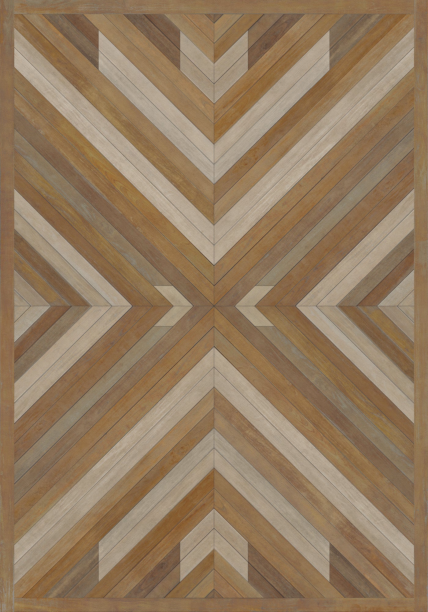 Vintage Vinyl Rug - Bohemian - Rhapsody