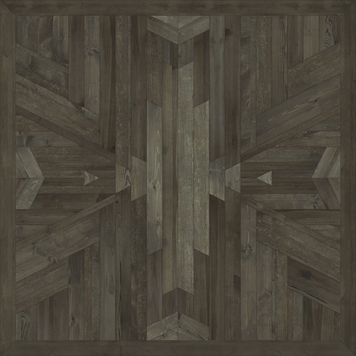 Vintage Vinyl Rug - Native - Black Hawk