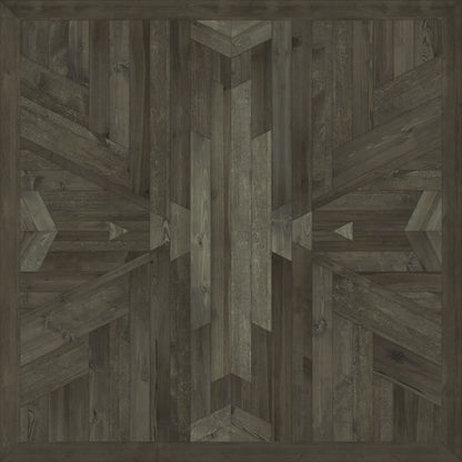 Vintage Vinyl Rug - Native - Black Hawk