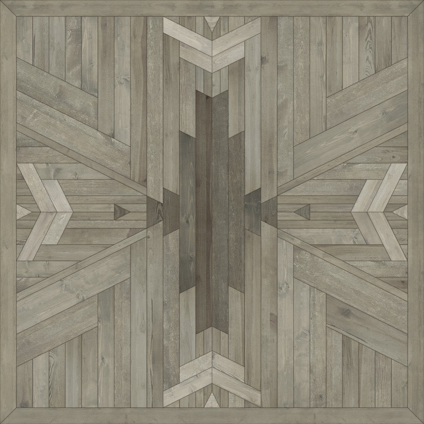 Vintage Vinyl Rug - Native - Of the Moon and Stars