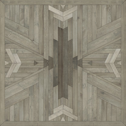 Vintage Vinyl Rug - Native - Of the Moon and Stars
