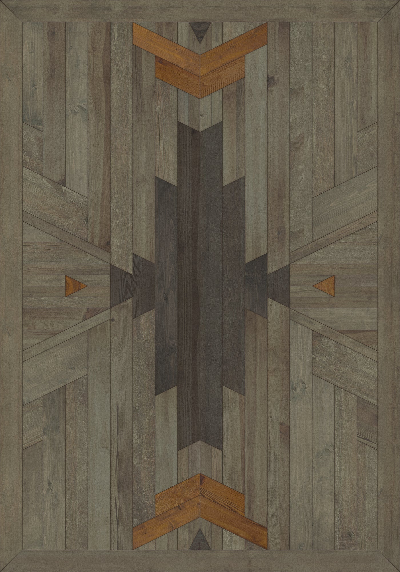 Vintage Vinyl Rug - Native - Power to Heal