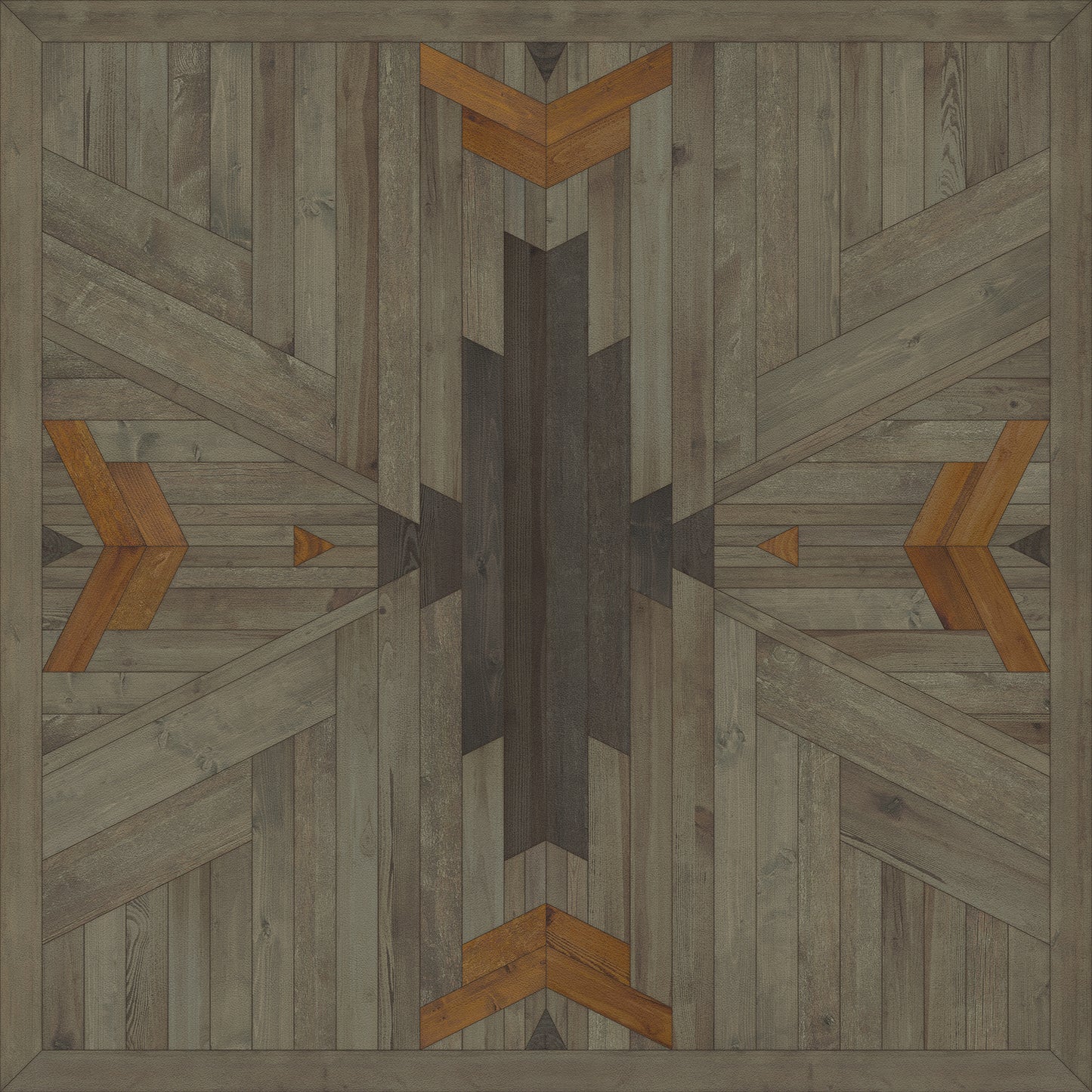 Vintage Vinyl Rug - Native - Power to Heal