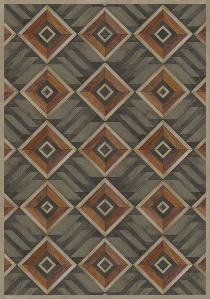 Vintage Vinyl Rug - Yukon - Cassiar