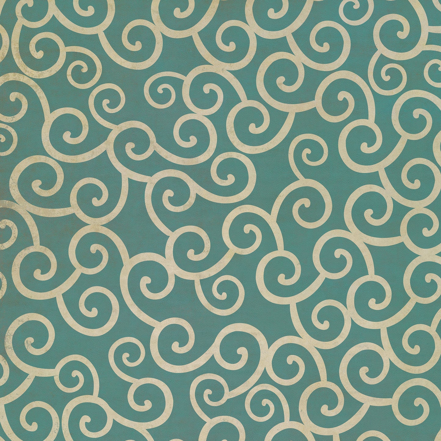 Vintage Vinyl Rug - Pattern 4 - 20,000 Leagues