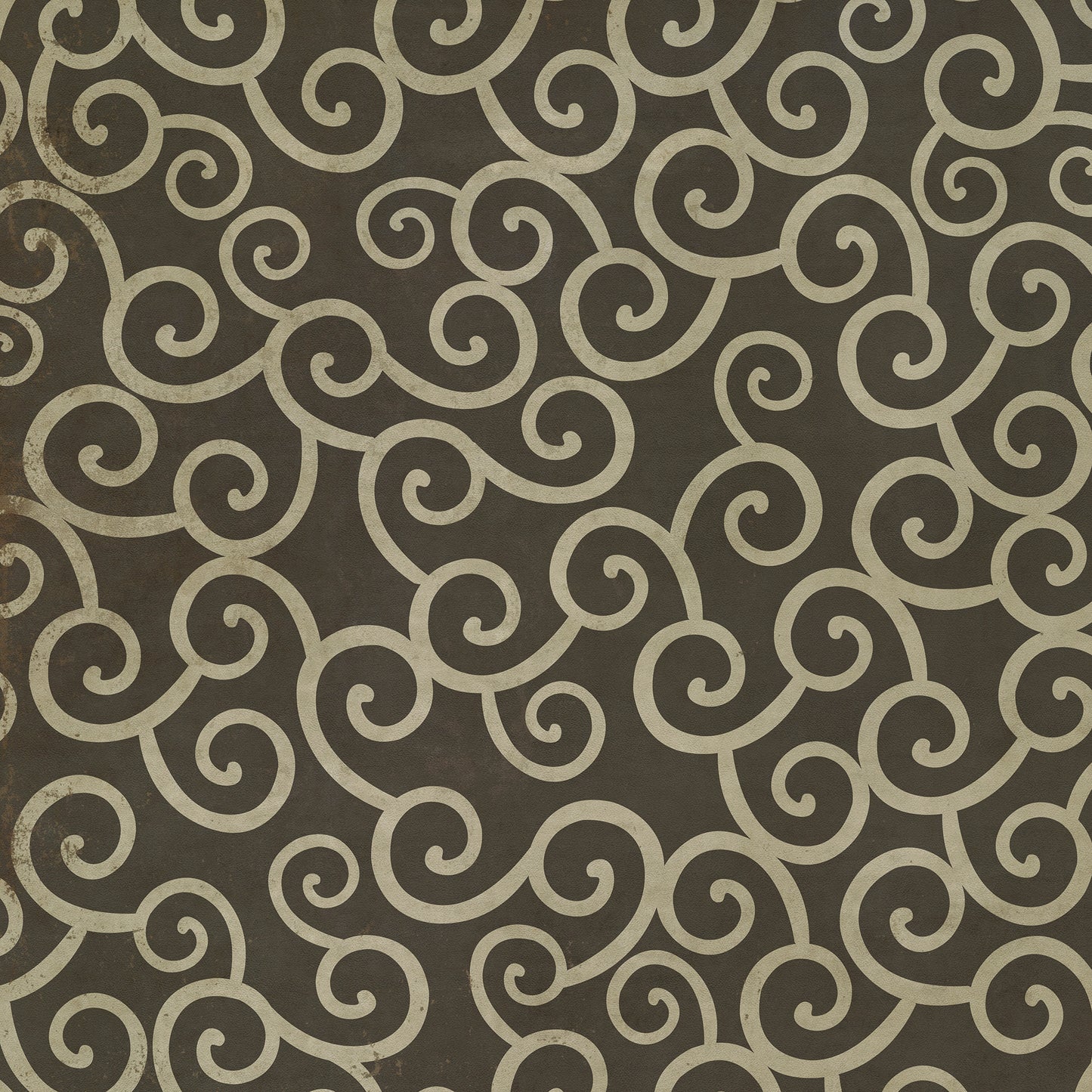 Vintage Vinyl Rug - Pattern 4 - It was a Dark and Stormy Night
