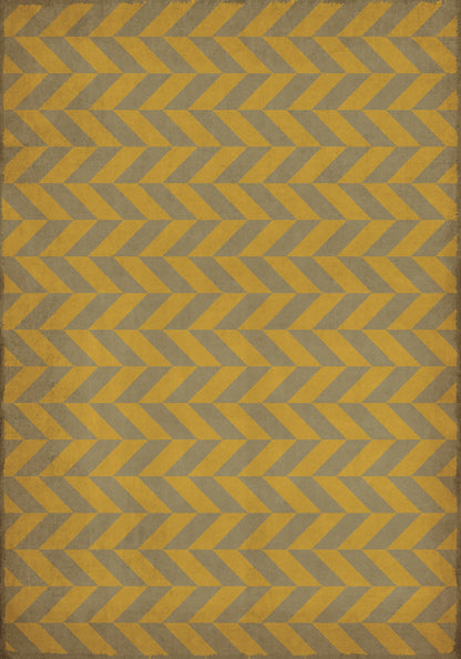 Vintage Vinyl Rug - Pattern 6 - Artemis