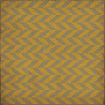Vintage Vinyl Rug - Pattern 6 - Artemis