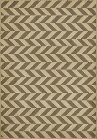 Vintage Vinyl Rug - Pattern 6 - Mercurius