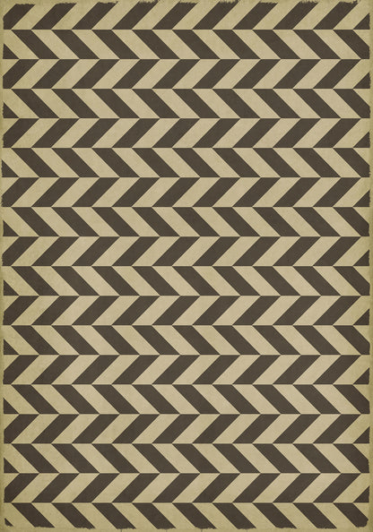 Vintage Vinyl Rug - Pattern 6 - Vulcan