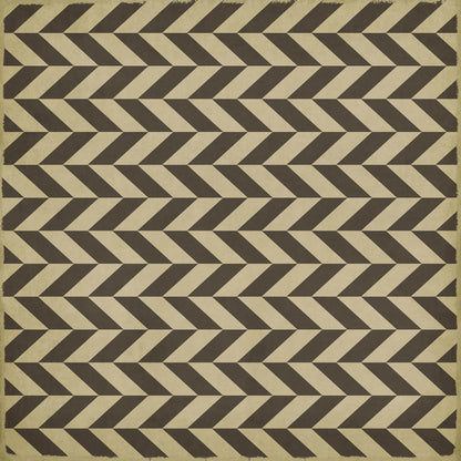 Vintage Vinyl Rug - Pattern 6 - Vulcan