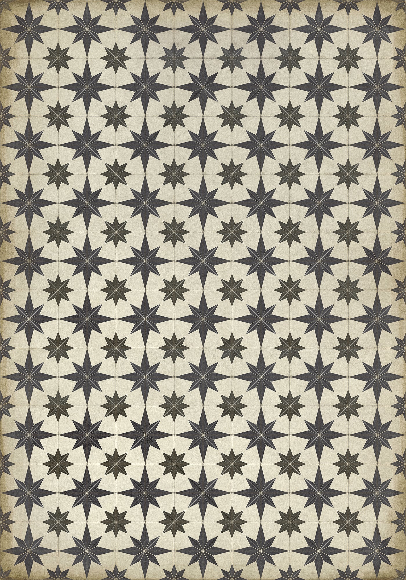 Vintage Vinyl Rug - Pattern 20 - Astraea