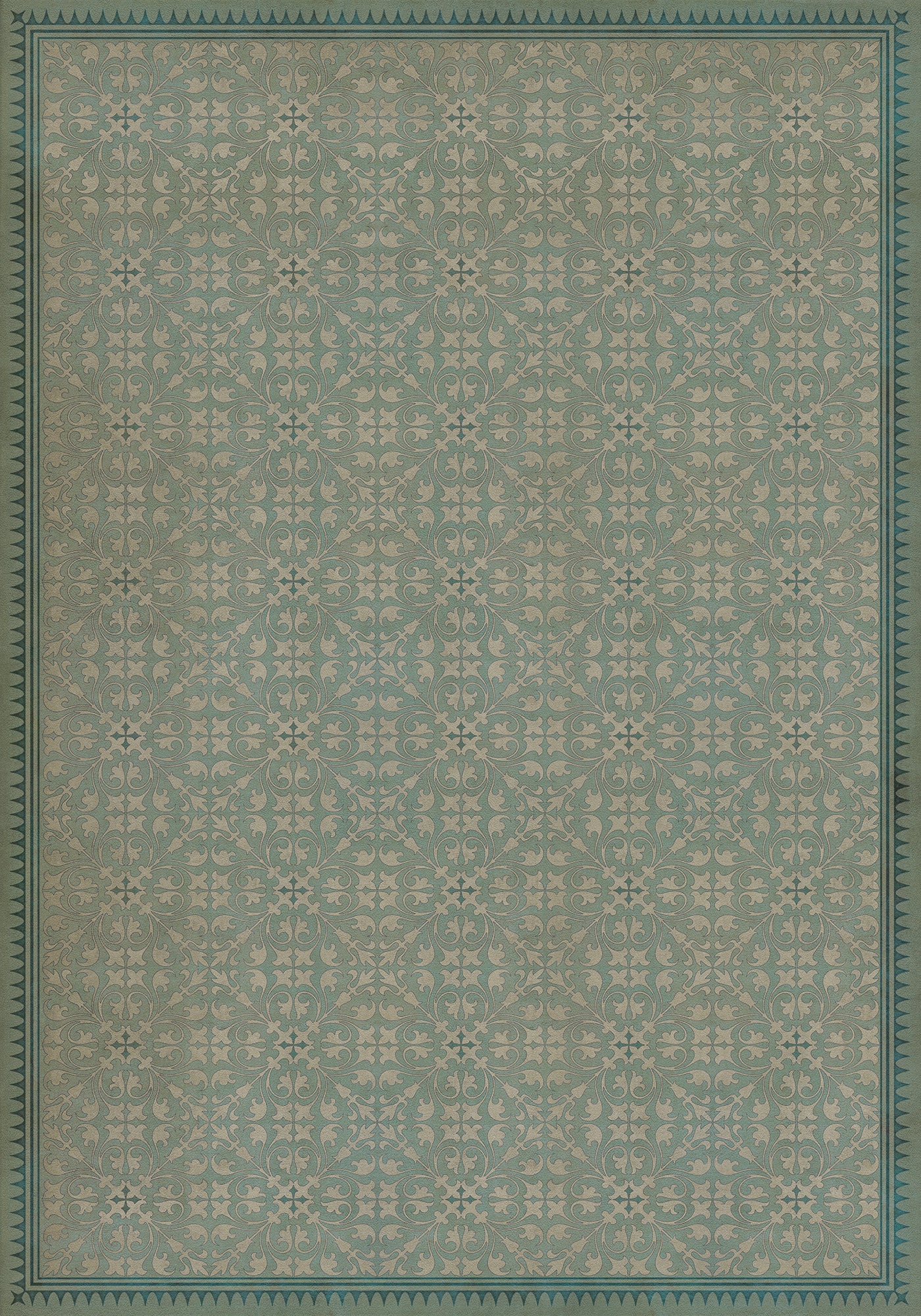Vintage Vinyl Rug - Pattern 21 - Alice in Wonderland
