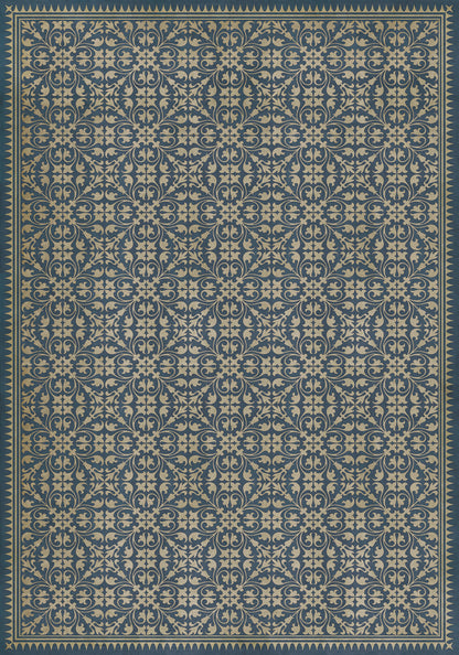 Vintage Vinyl Rug - Pattern 21 - Bandersnatch