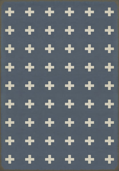 Vintage Vinyl Rug - Pattern 24 - Greece