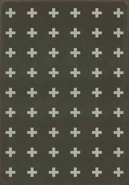 Vintage Vinyl Rug - Pattern 24 - Ionia