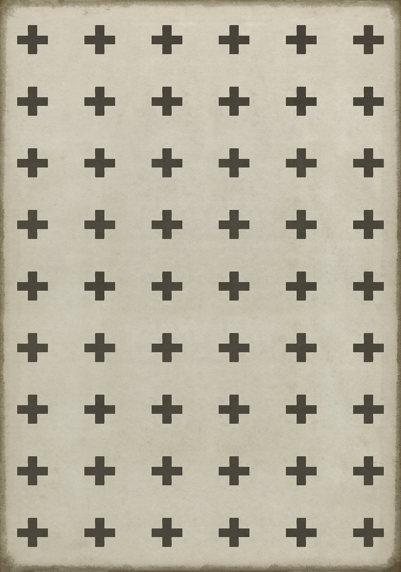 Vintage Vinyl Rug - Pattern 24 - Ithaca