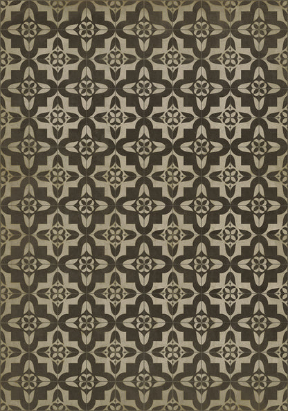 Vintage Vinyl Rug - Pattern 33 - Boggled