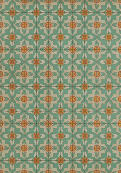 Vintage Vinyl Rug - Pattern 33 - Dutch