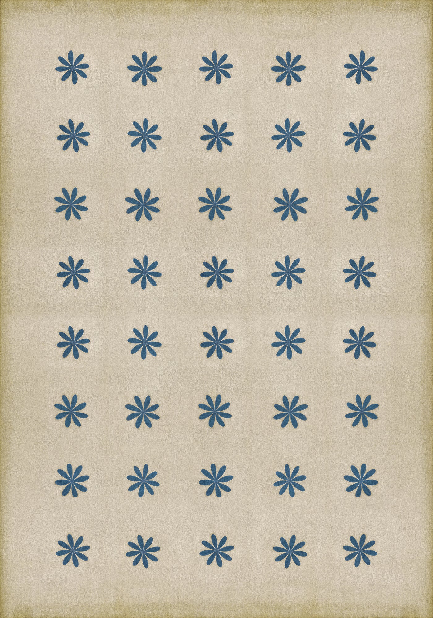 Vintage Vinyl Rug - Pattern 48 - Cloche