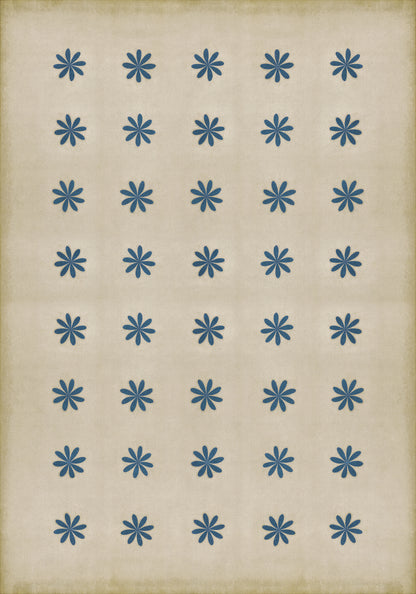 Vintage Vinyl Rug - Pattern 48 - Cloche