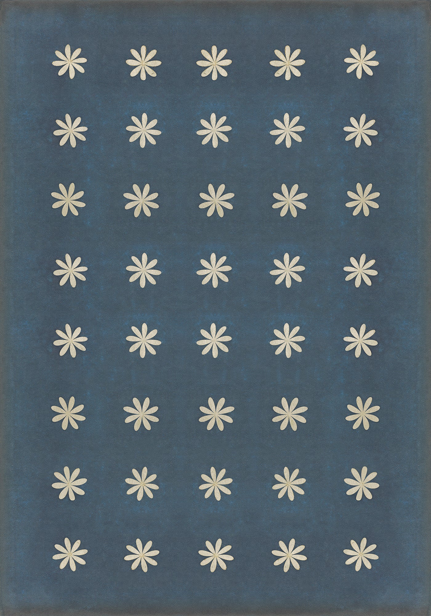 Vintage Vinyl Rug - Pattern 48 - Kibbutz