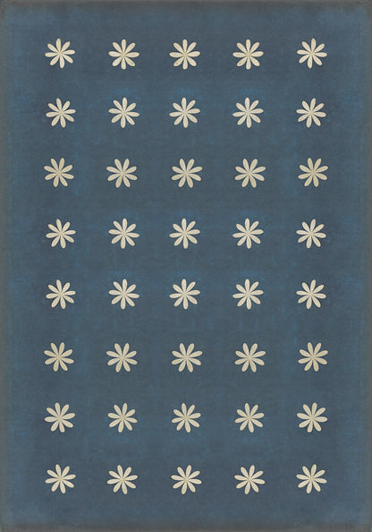Vintage Vinyl Rug - Pattern 48 - Kibbutz