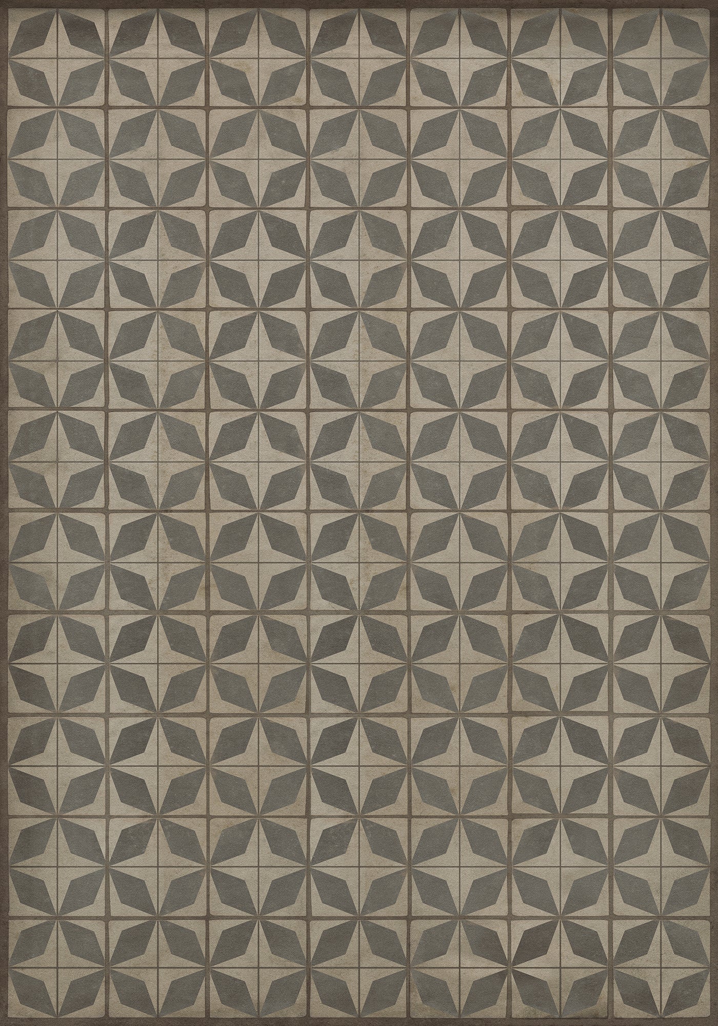 Vintage Vinyl Rug - Pattern 54 - Galactic