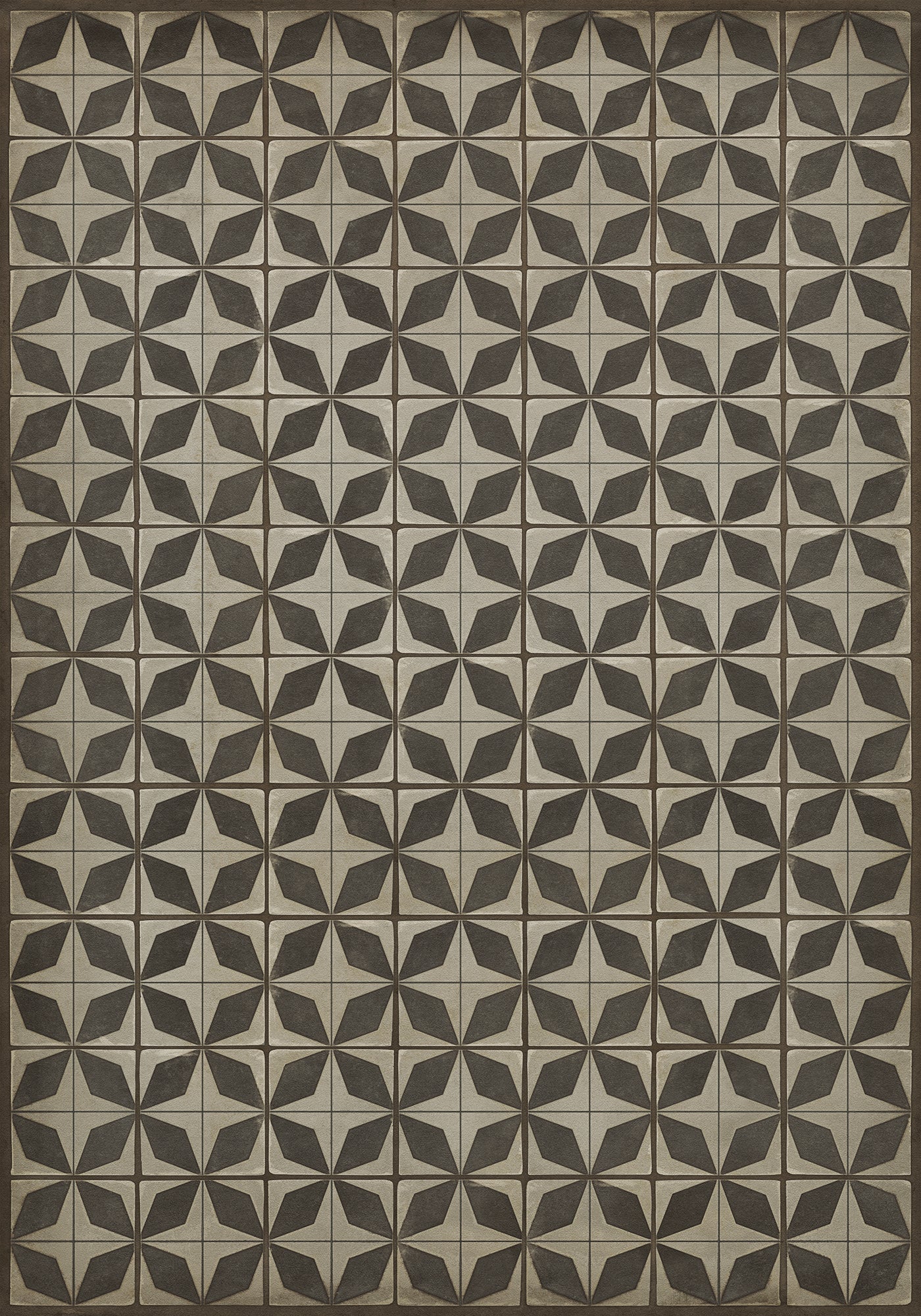 Vintage Vinyl Rug - Pattern 54 - Sputnik