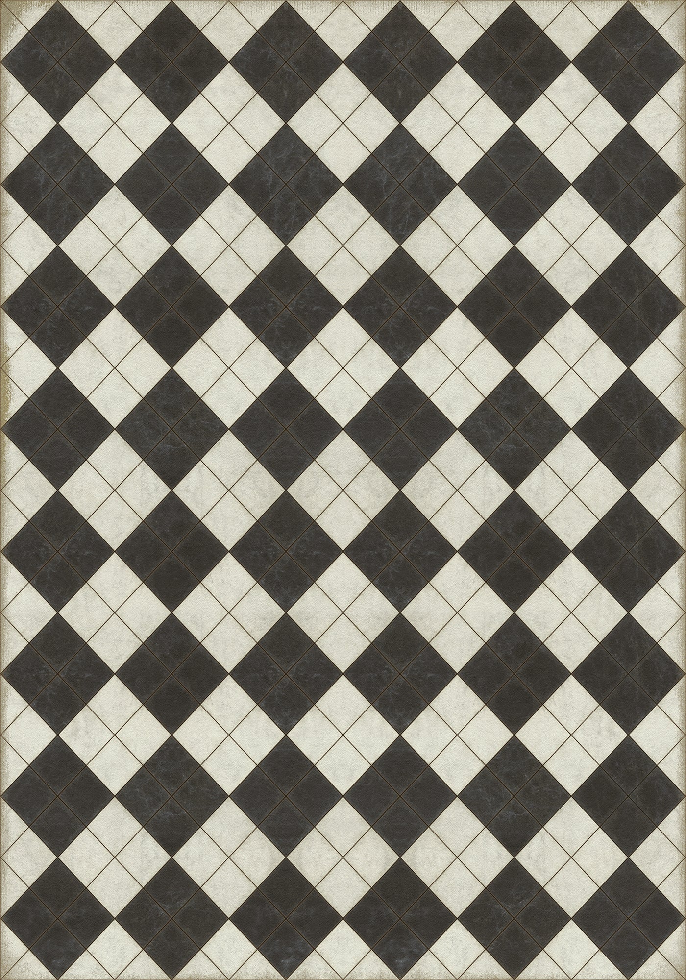Vintage Vinyl Rug - Pattern 65 - High Fidelity