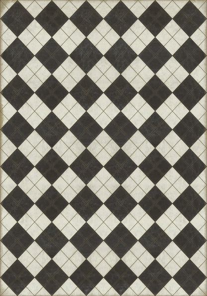 Vintage Vinyl Rug - Pattern 65 - High Fidelity