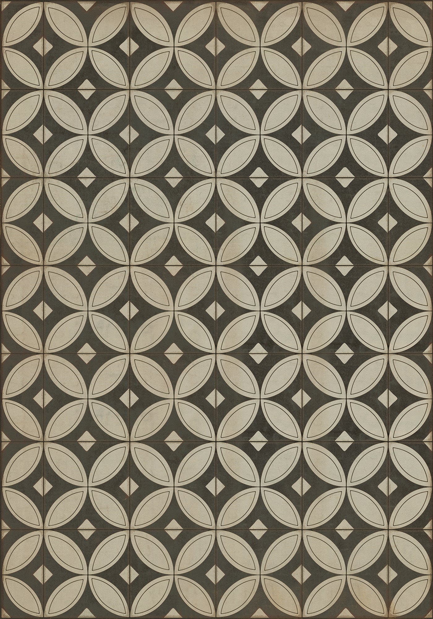 Vintage Vinyl Rug - Pattern 70 - Holy Night