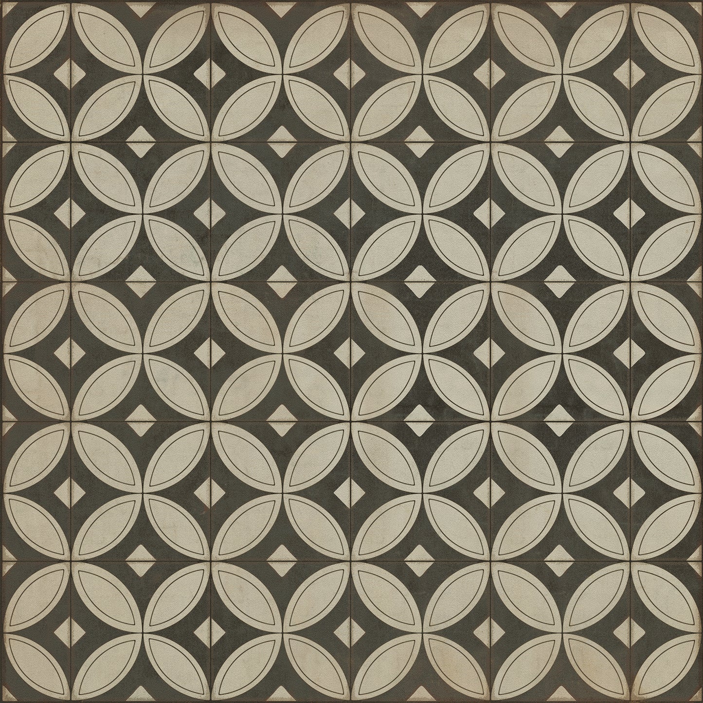 Vintage Vinyl Rug - Pattern 70 - Holy Night