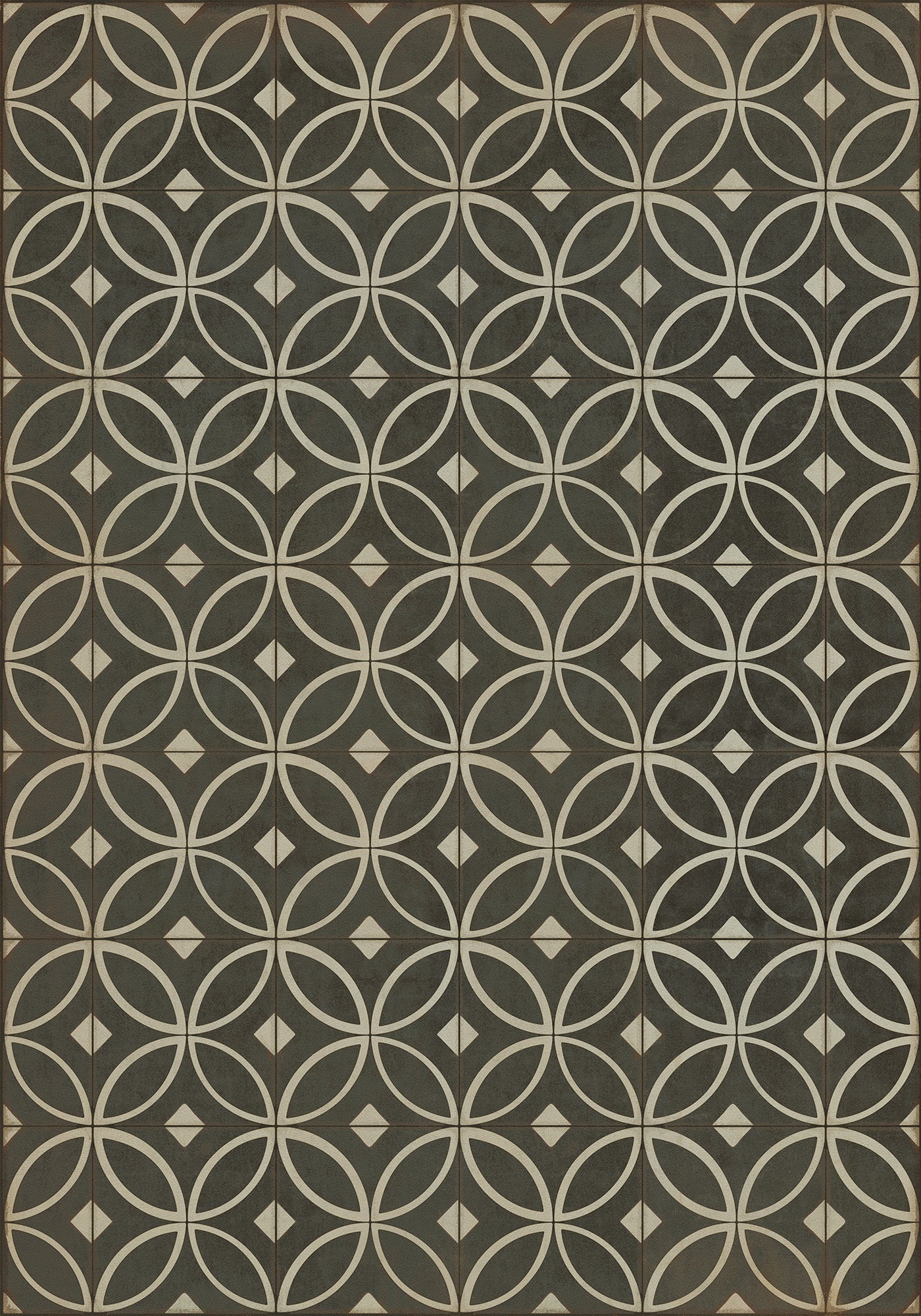 Vintage Vinyl Rug - Pattern 70 - Marry the Night