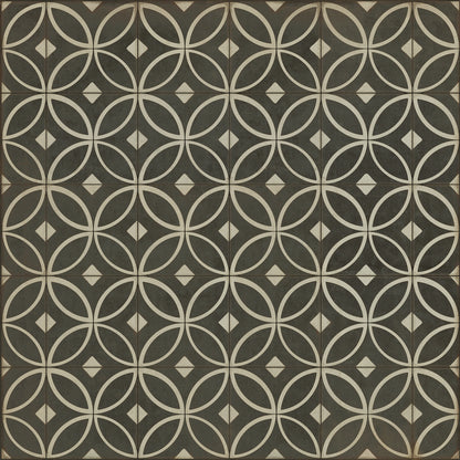 Vintage Vinyl Rug - Pattern 70 - Marry the Night