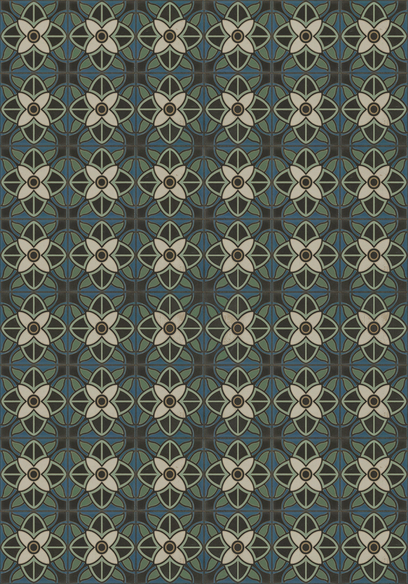 Vintage Vinyl Rug - Pattern 80 - Bette Davis