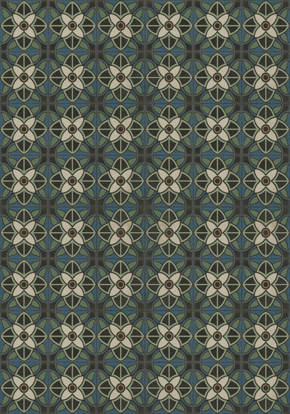 Vintage Vinyl Rug - Pattern 80 - Bette Davis