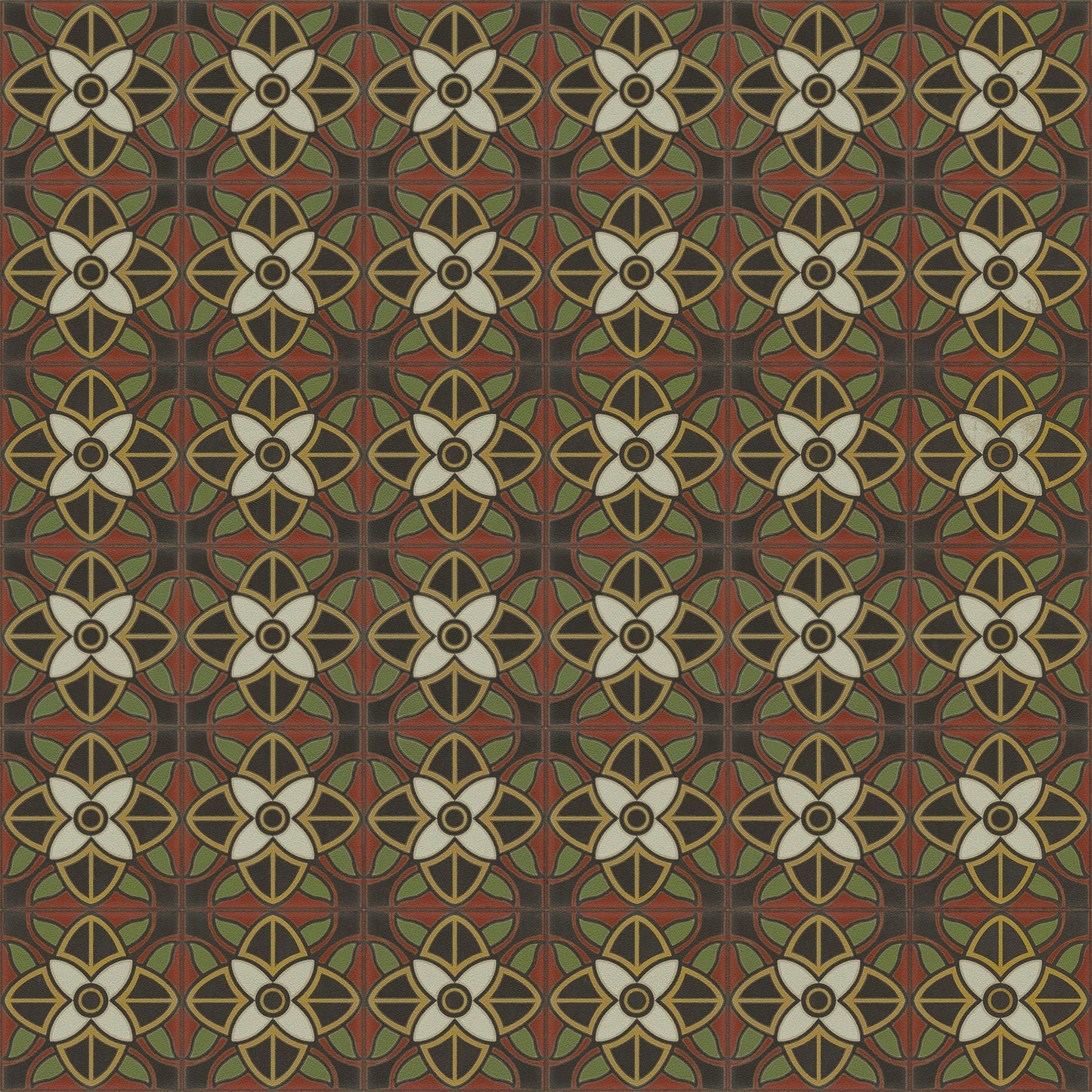 Vintage Vinyl Rug - Pattern 80 - Sophia Loren